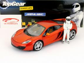 McLaren MP4-12C Top Gear bouwjaar 2011 oranje 1:18 Minichamps