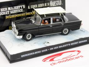 Mercedes Benz 220S Car James filme de James Bond On Her Majesty 1:43 Ixo