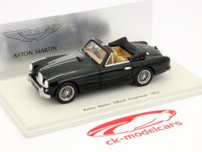 阿斯顿·马丁DB2 / 4软顶敞篷，建于1953年绿色1:43星火