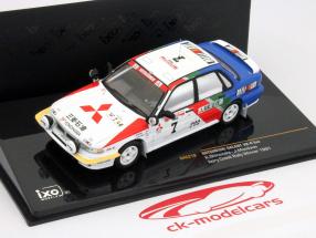 Mitsubishi Galant VR-4 Evo #7 Vainqueur Côte-d'Ivoire Rallye 1991 1:43 Ixo