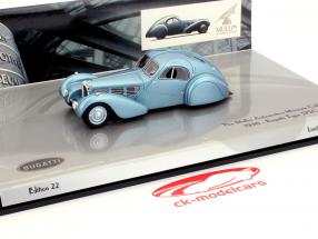 Bugatti Type 57SC Atlantic construit en 1936 blue metallic 1:43 Minichamps