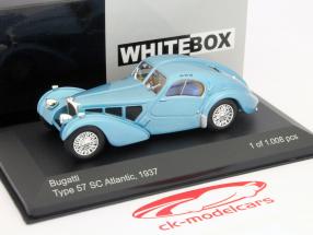 Bugatti Type 57 SC Atlantic Année 1937 bleu clair métallisé 1:43 WhiteBox