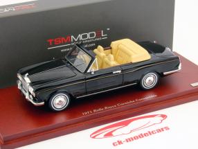 Rolls-Royce Corniche Cabriolet År 1971 black 1:43 TrueScale