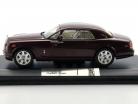 Rolls Royce Phantom Coupe Borgonha com bege Interior 1:43 Ixo