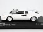 Lamborghini Countach LP400 S Anno 1978 bianco 1:43 WhiteBox