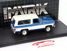 Chevrolet Blazer K5 Cheyenne построен в 1978 синий / белый 1:43 матрицы