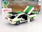 Ford Mustang II Cobra II Год 1978 белый / зеленый 1:18 Greenlight