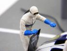 24h Le Mans Figuren Pitstop Set white 1:43 Spark
