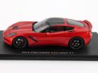 Chevrolet Corvette C7 Byggeår 2014 rød metallic 1:43 Spark