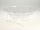 Set of 4 Presentation Plates from Acrylic glass SAFE