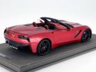 Corvette Stingray Convertible År 2014 Crystal Red 1:18 BBR