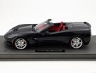 Corvette Stingray Convertible år 2014 sort 1:18 BBR
