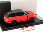Range Rover År 2013 mat rød / sort 1:43 Premium X