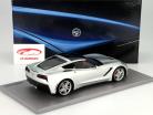 Chevrolet Corvette Stingray C7 År 2013 sølv / sort 1:18 BBR