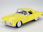 Ford Thunderbird 年 1955 黄色 1:18 Yatming