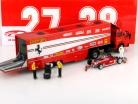 Ferrari Course transporteur Fixé Formule 1 1981 1:43 Brumm