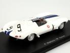 Jaguar D-Type #9 24h LeMans 1955 Briggs Cunningham 1:43 Spark