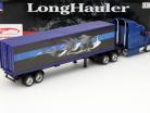 Peterbilt Modelo 387 Container caminhão azul 1:43 NewRay
