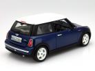 Mini Cooper année 2000 bleu / blanc 1:18 Bburago