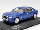 Rolls Royce Ghost Jaar 2009 blauw 1:43 WhiteBox