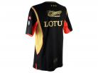 Кими Райкконен Лотос Формула 1 2013 Футболка черного золота Размер L Большой