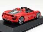 Porsche 918 Spyder År 2014 rød 1:43 Spark