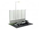 Rennstrecke Diorama Set Rennstreckenabgrenzung 1:18 Tiny