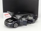 Audi A8L W12 Year 2014 moonlight blue 1:18 Kyosho