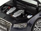 Audi A8L W12 Year 2014 moonlight blue 1:18 Kyosho
