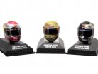 15er Set Sebastian Vettel Red Bull Helm Collection 2008-2012 1:8 Minichamps