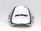 Jenson Button Driver Cap McLaren Mercedes Formel 1 2014 hvid / sort / grå