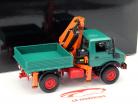 Mercedes-Benz Unimog 1300 L Tipper With Loading Crane green 1:43 Minichamps