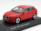 Audi A3 Sportback Jaar 2012 rood 1:43 Schuco
