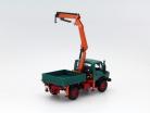 Mercedes-Benz Unimog 1300 L Tipper With Loading Crane green 1:43 Minichamps