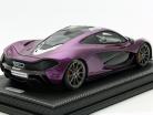 McLaren P1 Year 2015 purple metallic 1:18 Tecnomodel