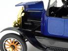 Ford Model T Touring År 1925 blå 1:24 MotorMax