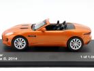 Jaguar F-Type S Année 2014 orange 1:43 WhiteBox