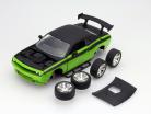 Letty's Dodge Challenger SRT8 Pre-Painted Kit Fast and Furious 7 2015 grün 1:24 Jada Toys