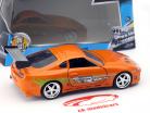 Brian's Toyota Supra от  фильм Fast and Furious 7 2015 оранжевый 1:32 Jada Toys
