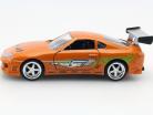 Brian's Toyota Supra от  фильм Fast and Furious 7 2015 оранжевый 1:32 Jada Toys