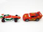 Disney Pixar Carros 2 Set com Relâmpago McQueen e Francesco Bernoulli 1:43 Mattel