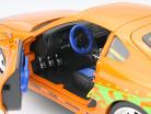 Brian's Toyota Supra Fast and Furious laranja 1:18 Jada Toys