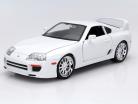 Brian's Toyota Supra Fast and Furious blanc 1:18 Jada Toys