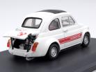 Abarth 695 SS Assetto Corsa jaar 1969 wit 1:43 Altaya