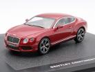 Bentley Continenal GT V8 rojo metálico 1:43 Minichamps