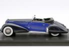 Duesenberg J Graber Cabriolet år 1930 blå / sort 1:43 GLM