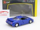 Bugatti EB 110 Year 1994 blue 1:24 Bburago
