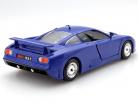 Bugatti EB 110 Jaar 1994 blauw 1:24 Bburago