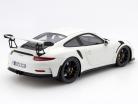 Porsche 911 (991) GT3 RS año 2015 blanco con escaparate fascinación coche deportivo 1:18 Spark