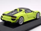 Porsche 918 Spyder Weissach Package ácido verde 1:43 Minichamps